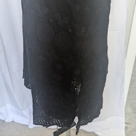 Johnny Was Embroidered Black Tunic Small - Picture 5 of 8